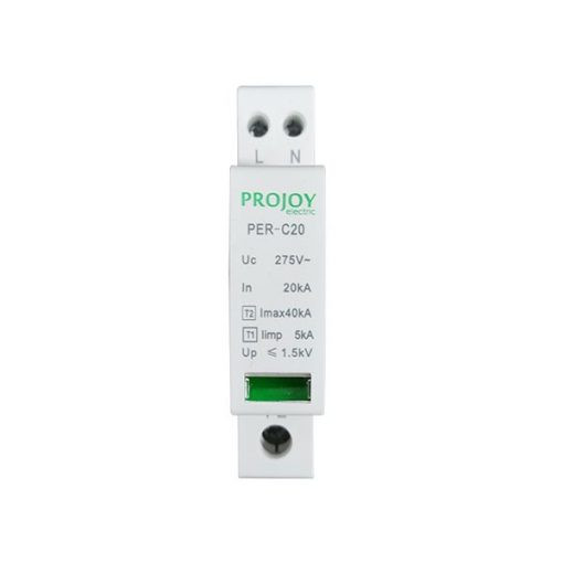 سرج ارستر AC تکفاز + نول کلاس C سری Slim برند PROJOY