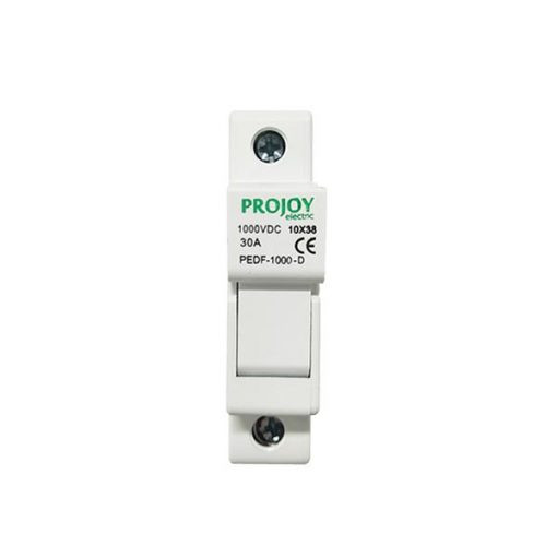 فیوز سیلندری 15 آمپر 1000 ولت gPV به همراه کریر سایز 10x38 برند PROJOY