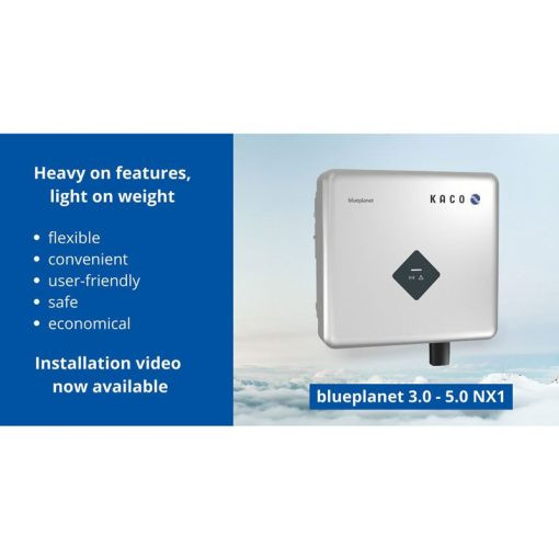 اینورتر 5 کیلووات تکفاز مدل BluePlanet 5.0 NX1 M2 برند کاکو