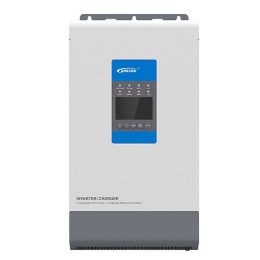 سانورتر 3KVA با شارژر 24 ولت 30 آمپر MPPT و شارژر 30 آمپر AC برند EPEVER مدل UP3000-M3322
