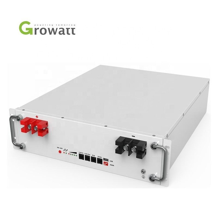 باتری 100 آمپرساعت 51.2 ولت لیتیومی 5.12 کیلووات ساعتی مدل Hope 5.0L-B1 برند GROWATT