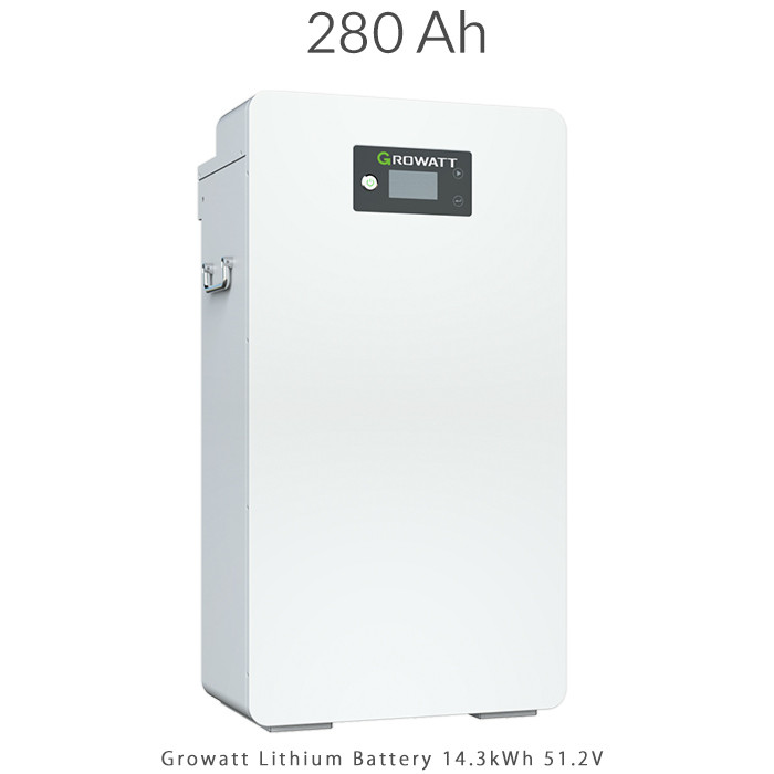 باتری 51.2 ولت لیتیومی 14.3 کیلووات ساعتی مدل Hope 14.3L-A1 برند GROWATT سری لیتیومی