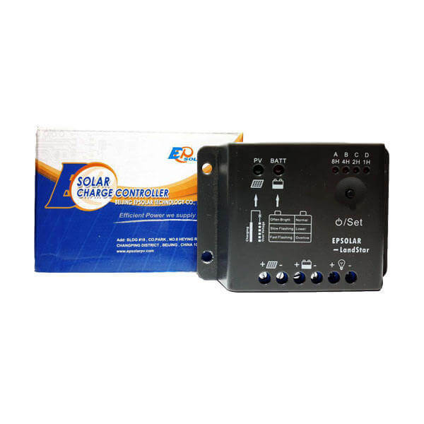 شارژکنترلر 5 آمپر 12 ولت مدل LS0512R (دارای تایمر) سری LS