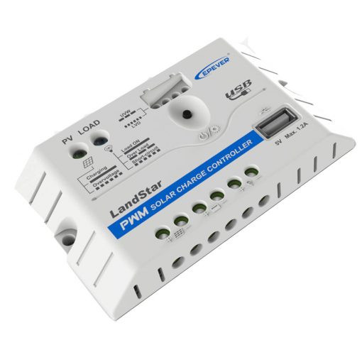 شارژکنترلر 10 آمپر 12/24 ولت مدل LS1024EU (دارای USB) سری LS