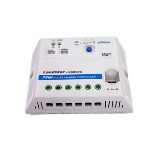 شارژکنترلر 30 آمپر 12/24 ولت مدل LS3024EU (دارای USB) سری LS