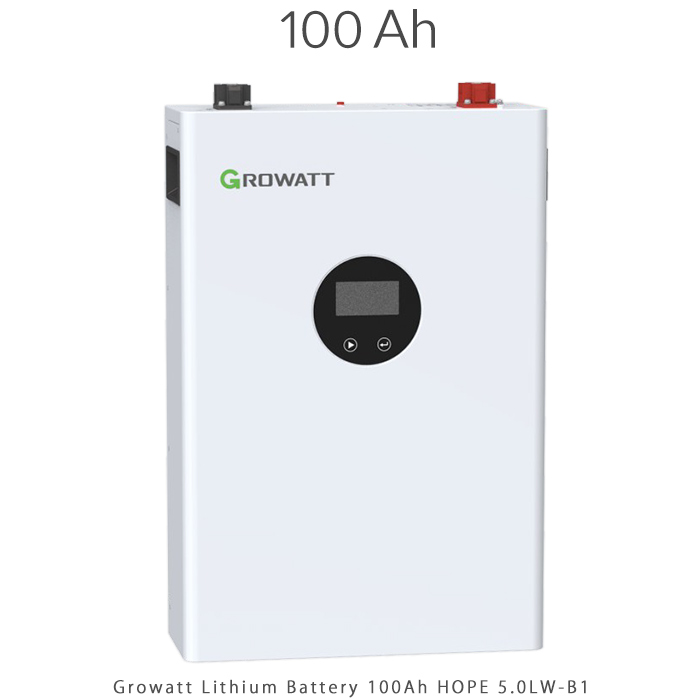 باتری لیتیوم 5 کیلووات ساعت برند Growatt مدل HOPE 5.0LW-B1 دیواری