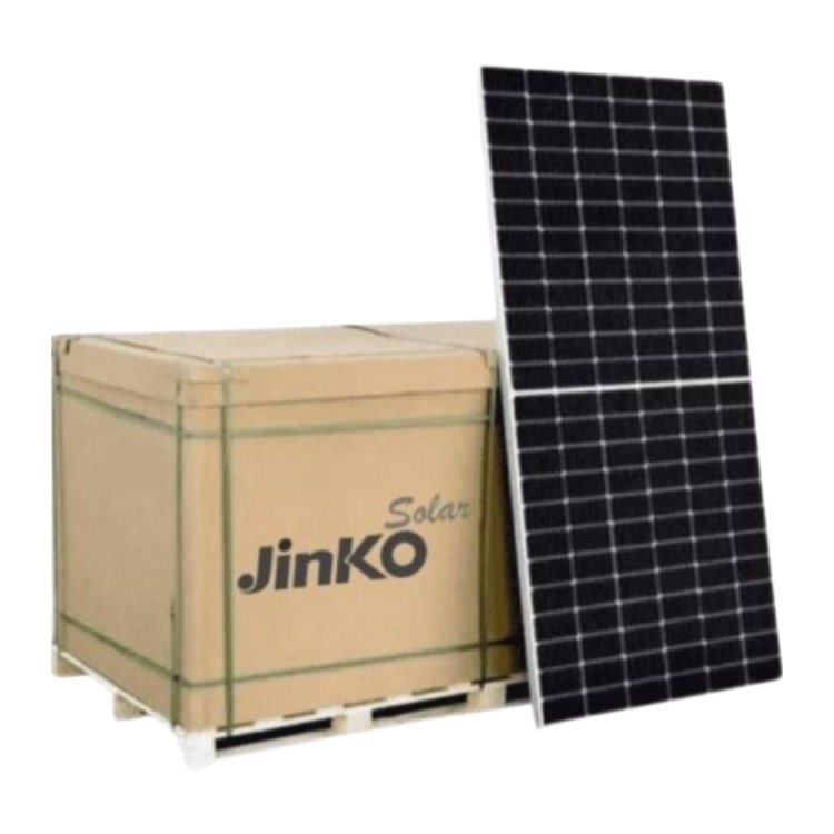 پنل خورشیدی 620 وات N-Type دوطرفه مونوکریستال برند JINKO SOLAR به صورت پالت
